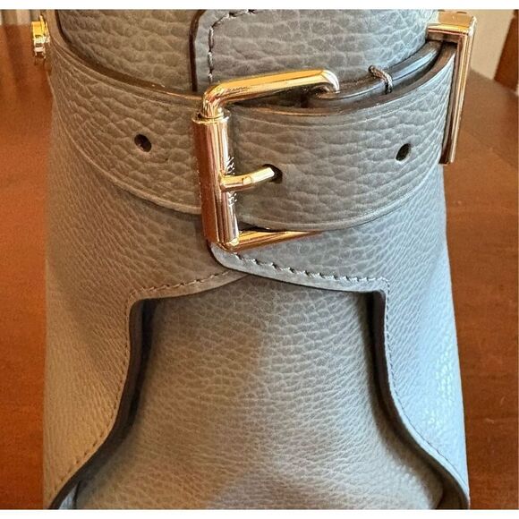 HENRI BENDEL - Carlyle Leather Satchel Tote in Grey. New HB Dust Bag Included - Picture 12 of 16